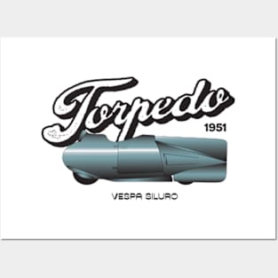 1951 Vespa Siluro "Torpedo" Posters and Art